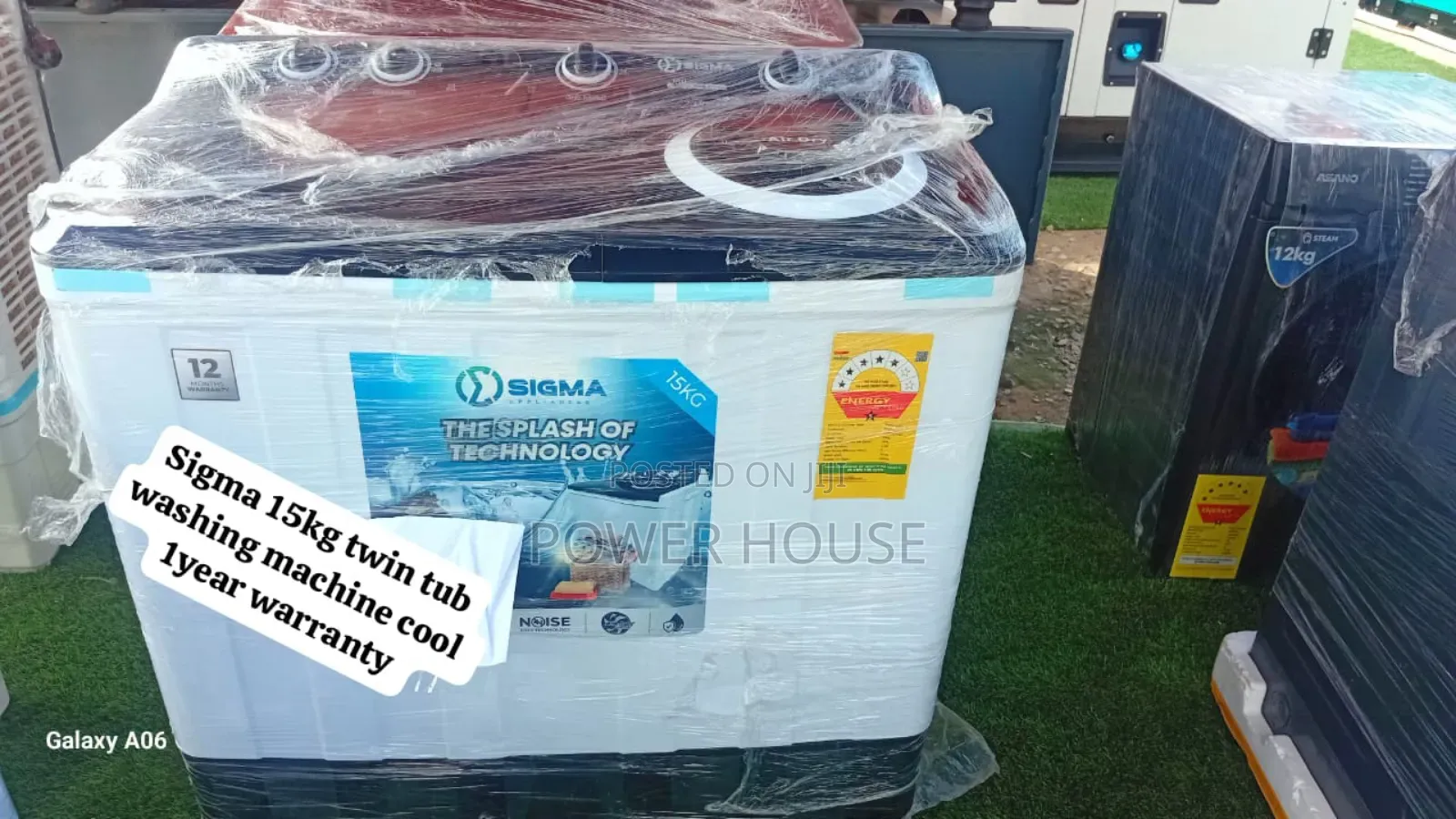 . Sigma 15kg Twin Tub Washer – Built for Tough Laundry