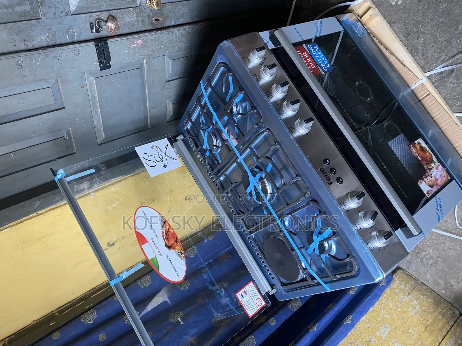 Express Ferre 4gas 1electric Gas Cooker Oven and Grill