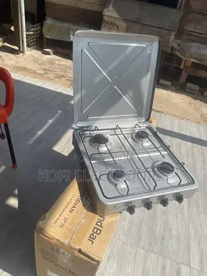 Silverline 4-Burner Gas Cooker Perfect for Modern Kitchens