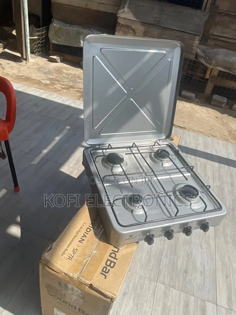 Silverline 4-Burner Gas Cooker Perfect for Modern Kitchens