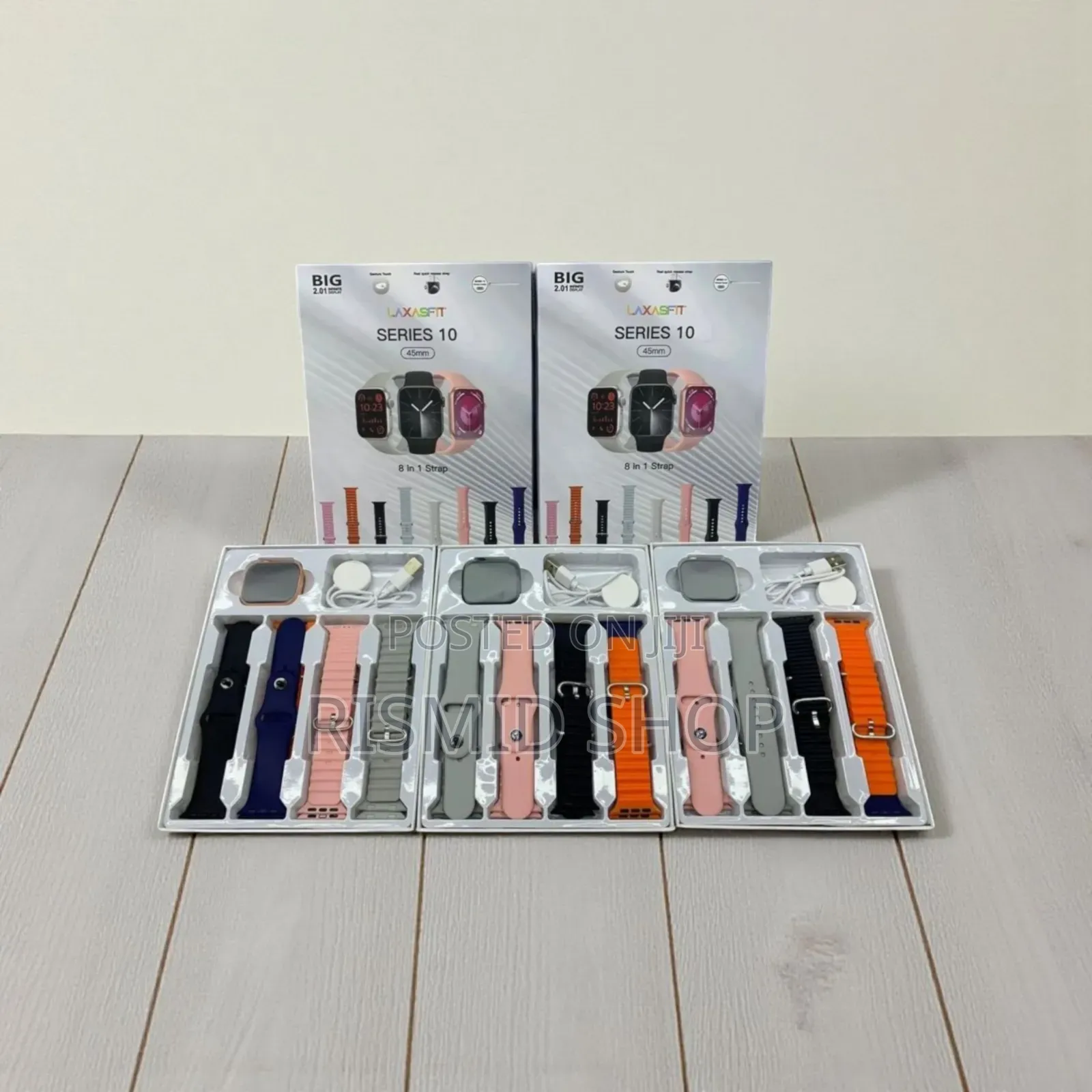 Laxasfit Series 10 Smartwatch 8 in 1 Set (528282)