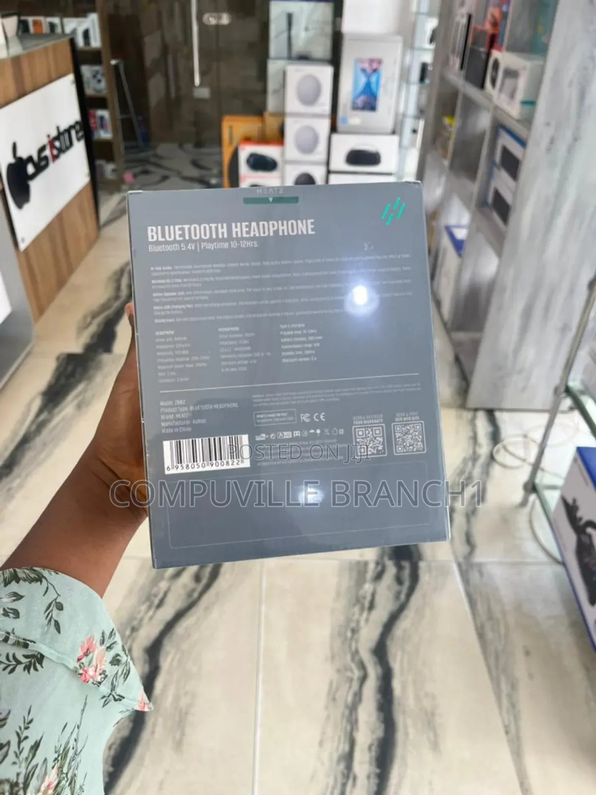 Heatz Zb82 Bluetooth Headphone