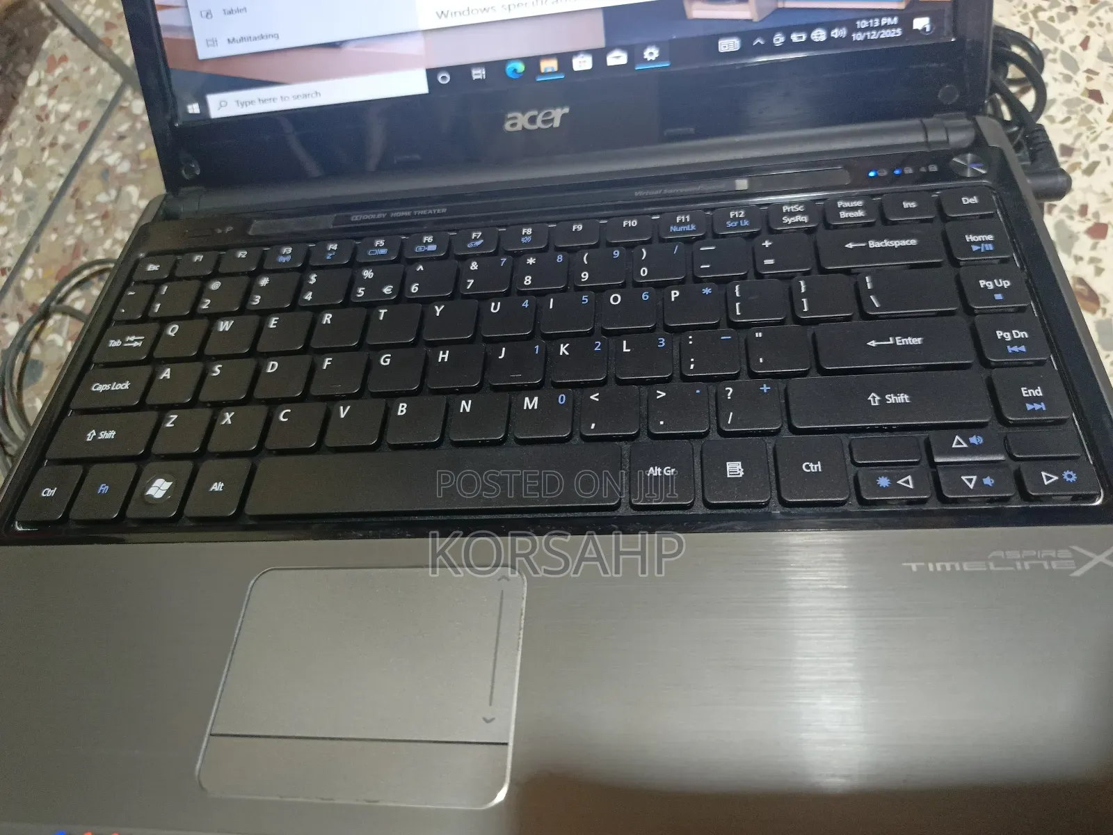 Laptop Acer Aspire 3820T 4GB Intel Core I5 HDD 500GB