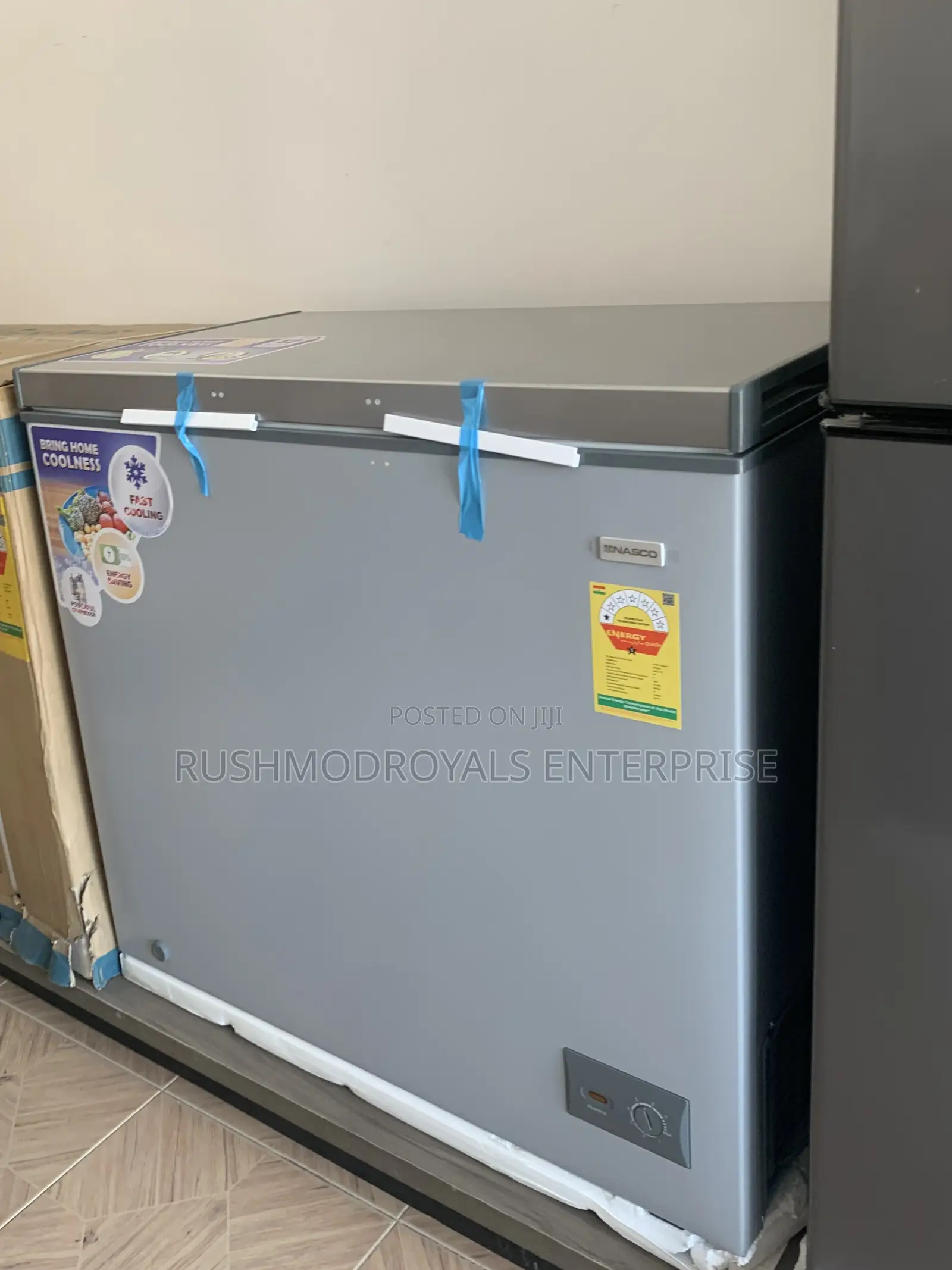 Nasco Nas-210: Reliable 200l Chest Freezer With Easy-Clean