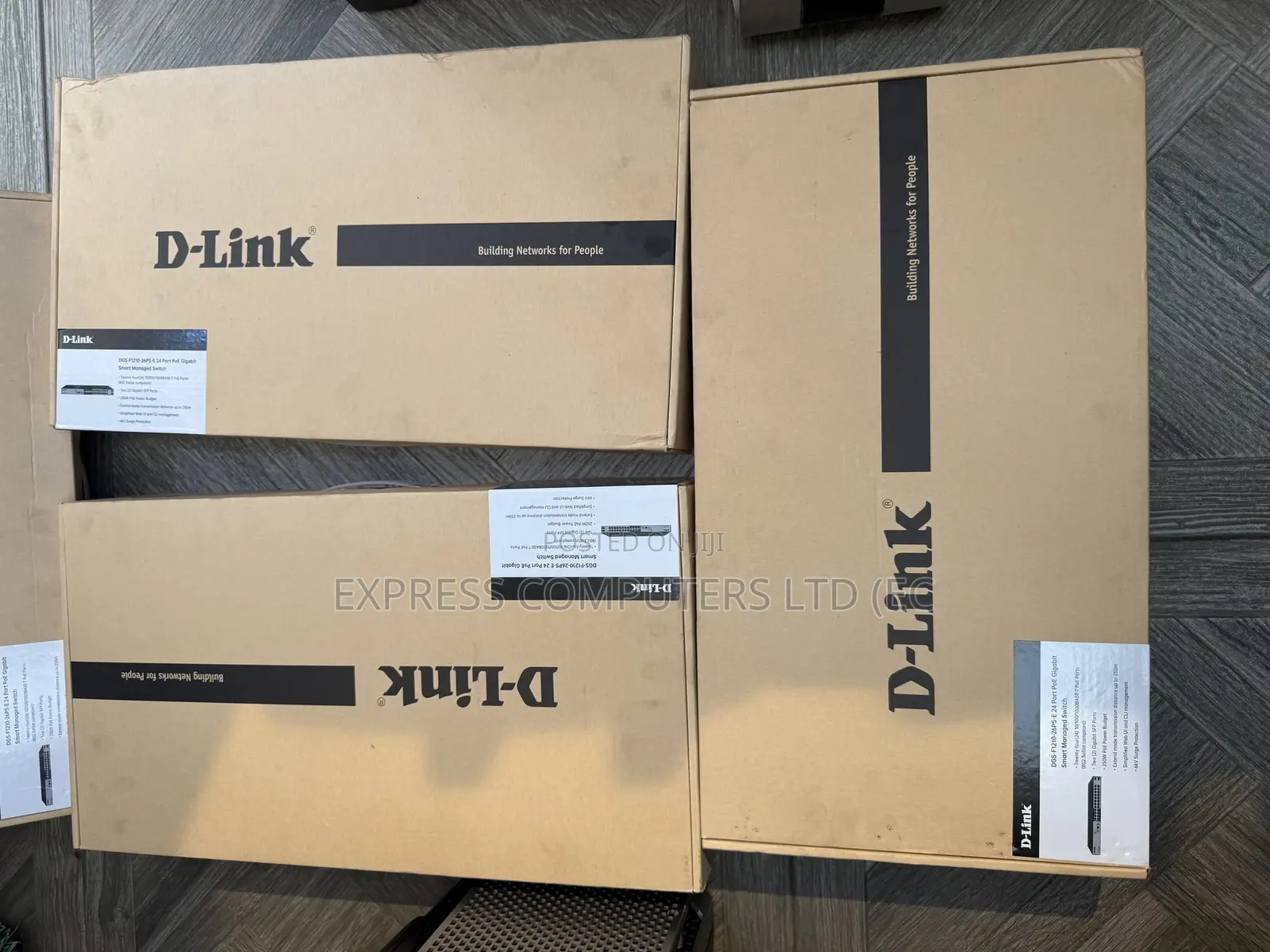 D-Link Gigabit Smart Managed Poe Switch 24 Port Poe From Uk 