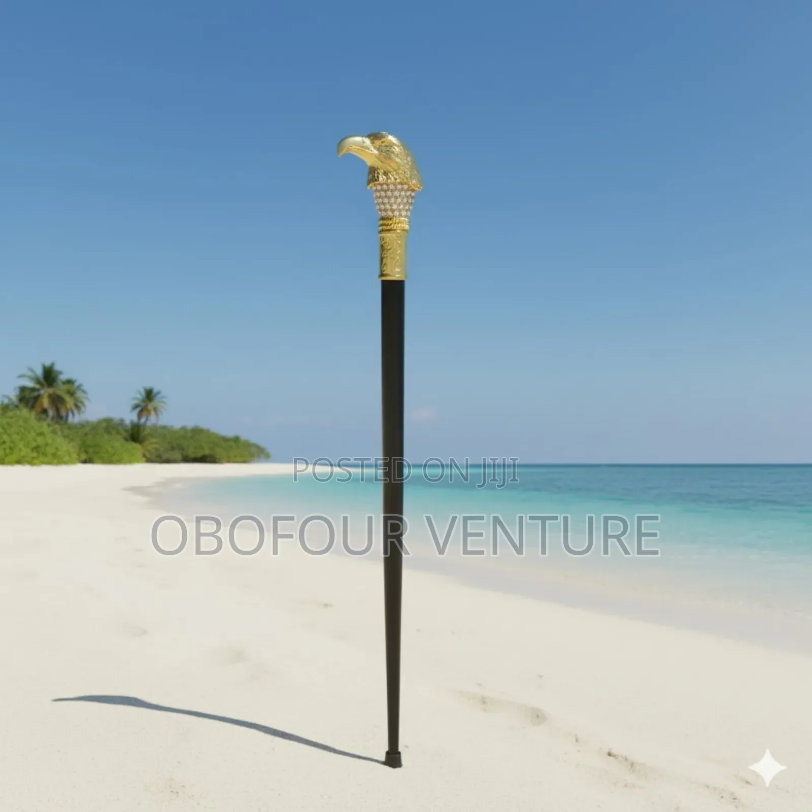 Angel Fashion Royal Crown Walking Stick With Sword Inside. 