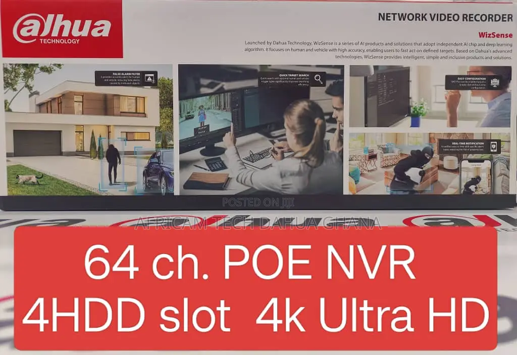 Dahua Wizsense 64channel NVR 16poe 4hdd
