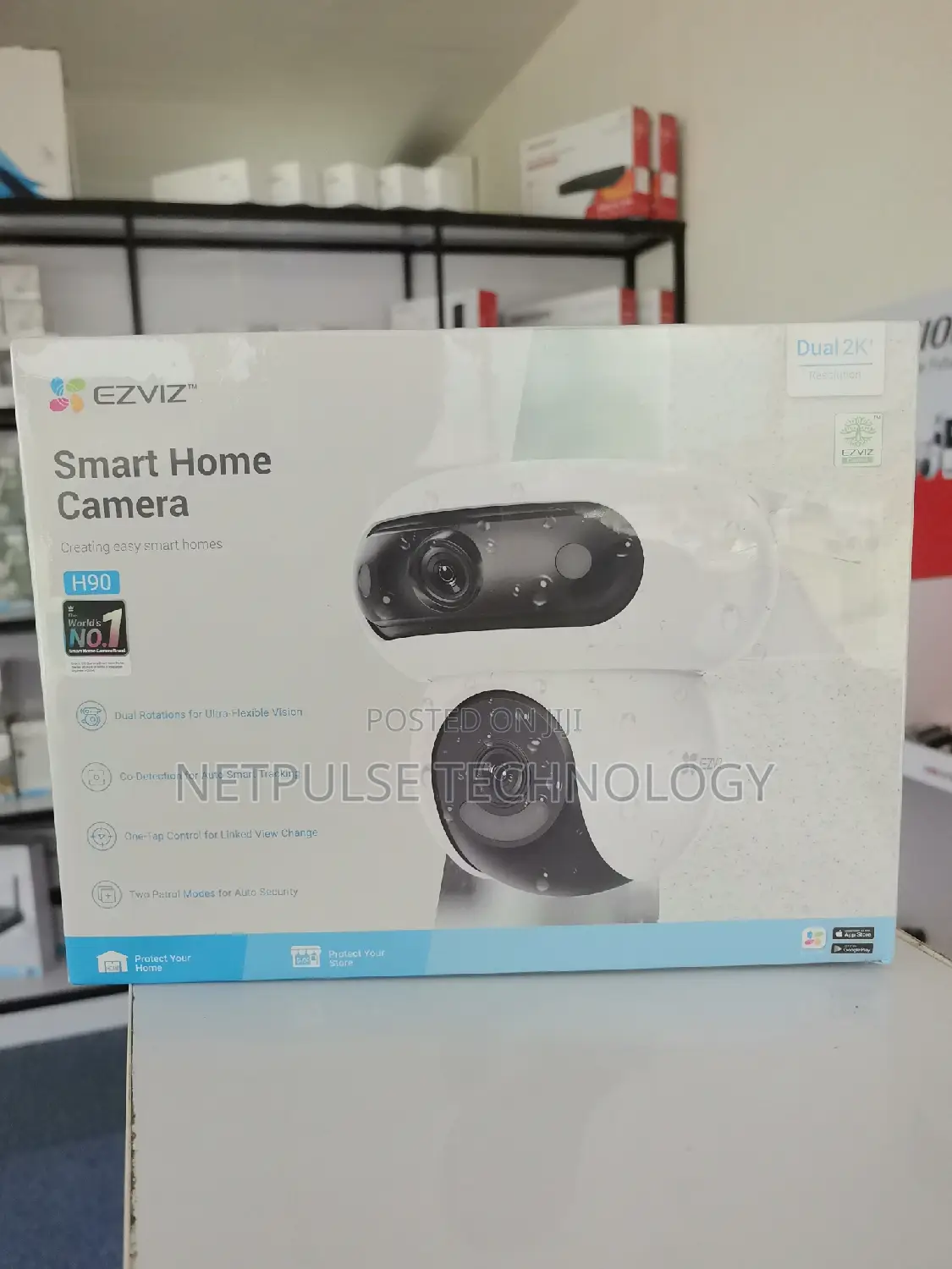 Ezviz Smart Home Camera - Cs-H90 Dual Lens