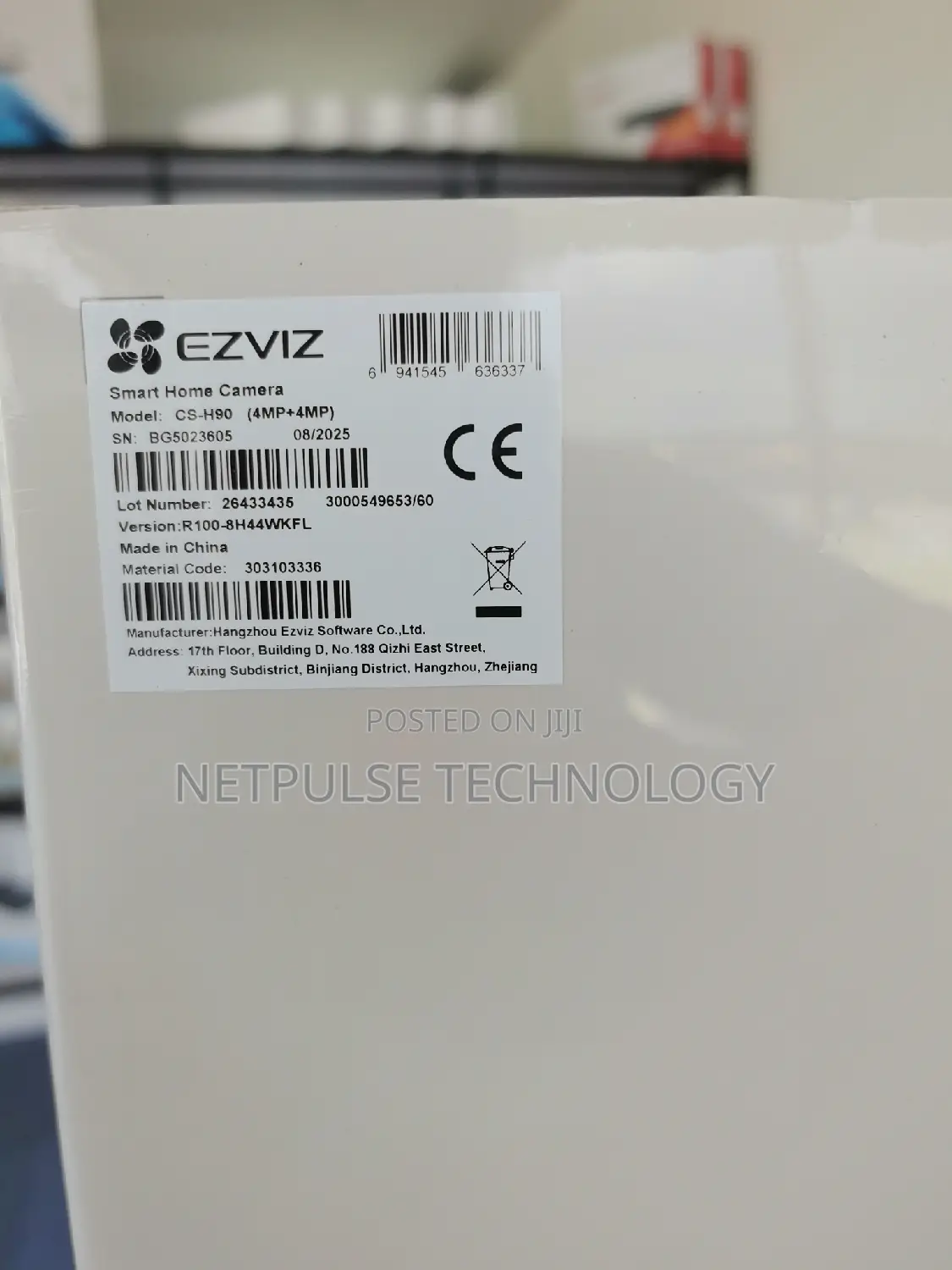 Ezviz Smart Home Camera - Cs-H90 Dual Lens