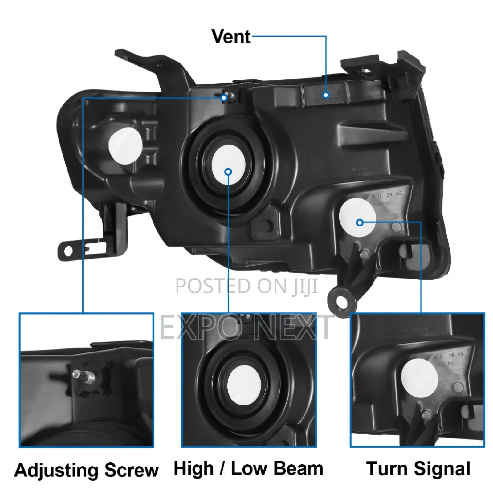 Ford Escape Headlight 2008-2012 Tyc Brand