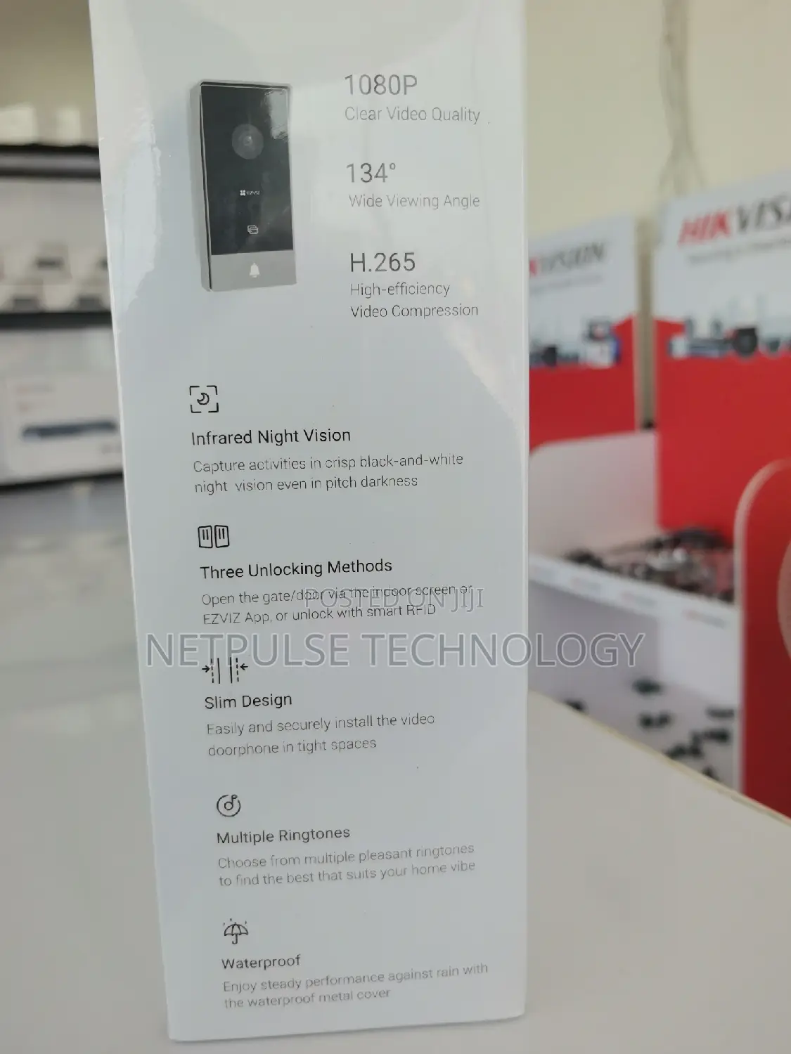 Ezviz Smart Home Video Doorphone - Cs-Hp5