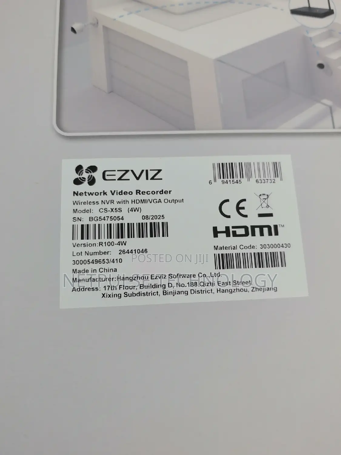 Ezviz Wireless NVR - Cs-X5s (4w)