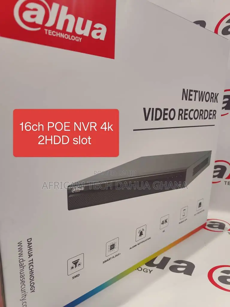 Dahua 16channel Nvr 16poe 2hdd