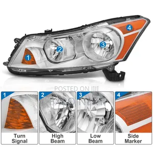 Honda Accord 2008-2012 Headlight Pair
