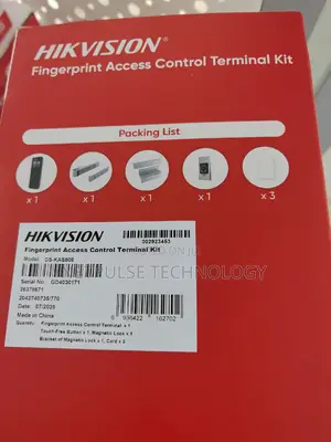 Hikvision Fingerprint Face Access Control Kit - Ds-Kas808