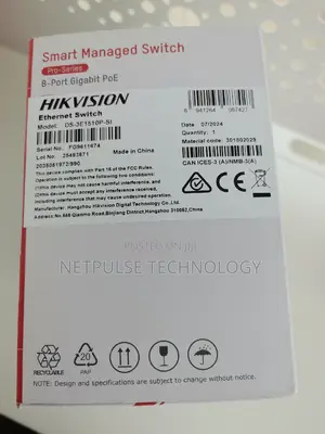Hikvision Smart Managed Poe Switch - Ds-3e1510p-Si