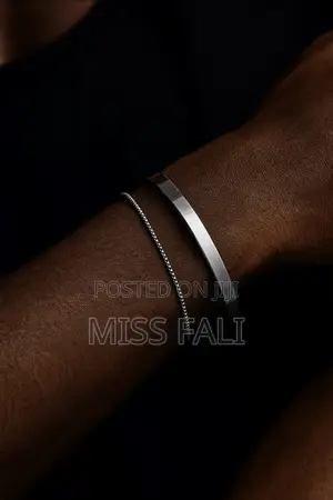 2in1 Bangle and Bracelet Set. In Gold and Silver