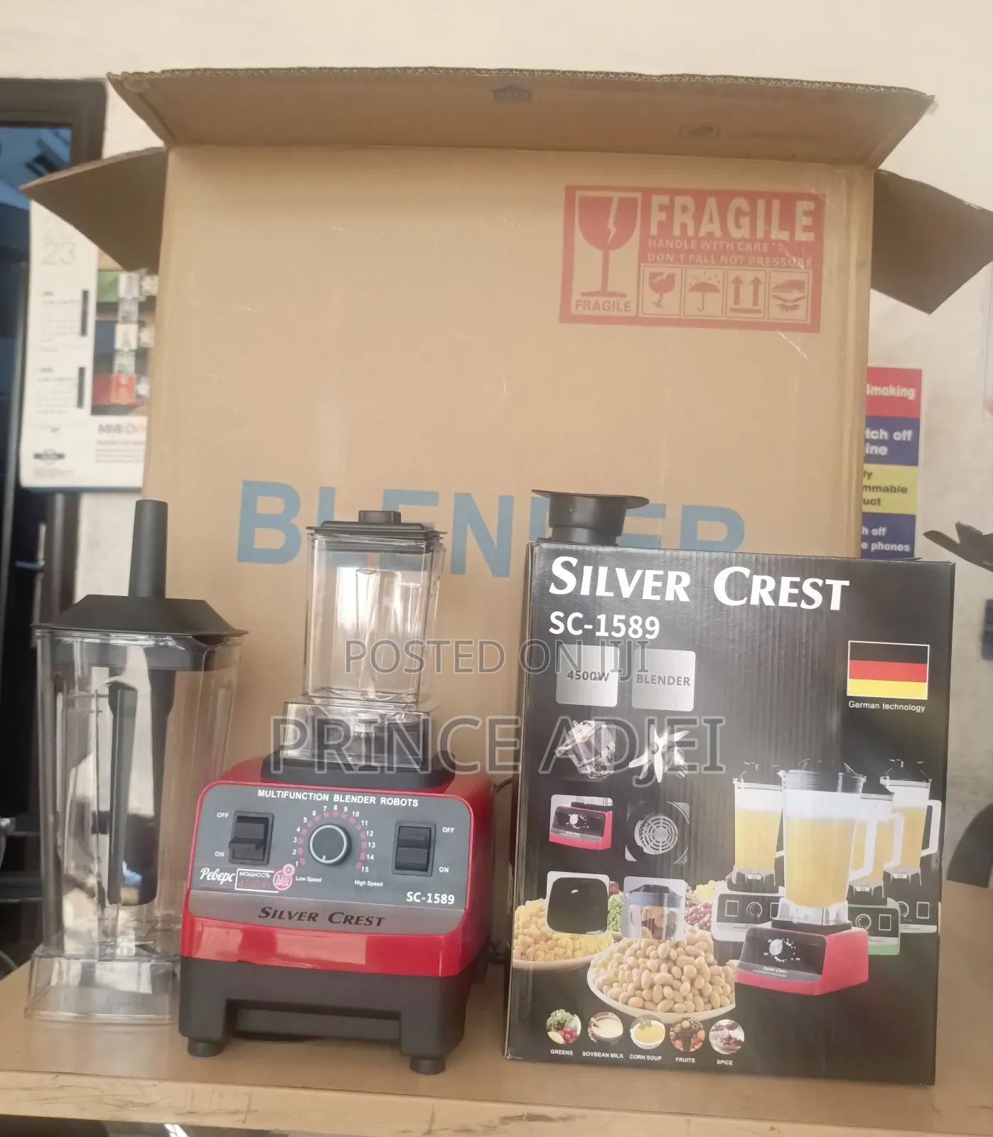 Original Silver Crest Blender 2 Liters