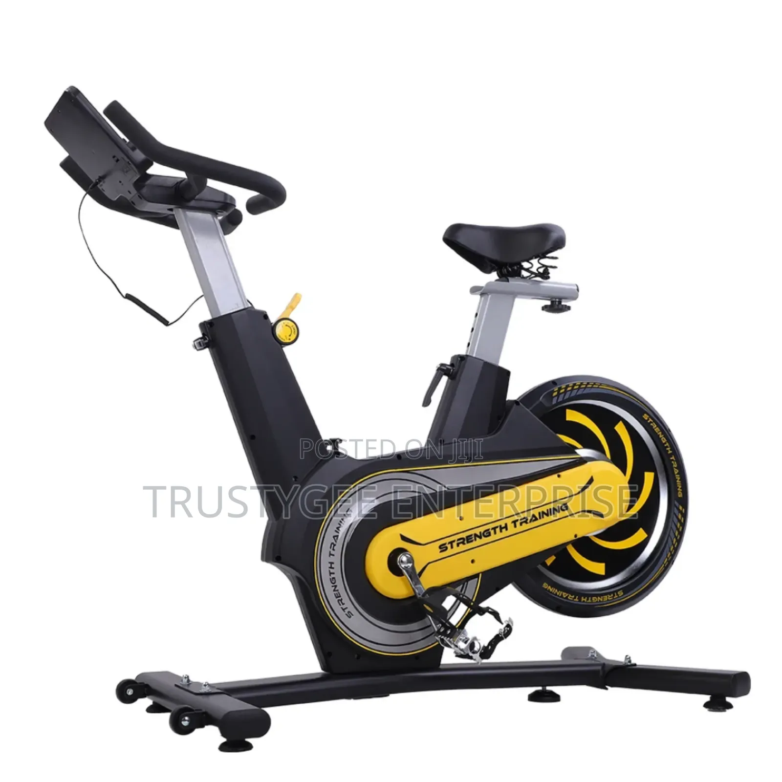 Strength Exercise/Spinning Bike With Display Screen