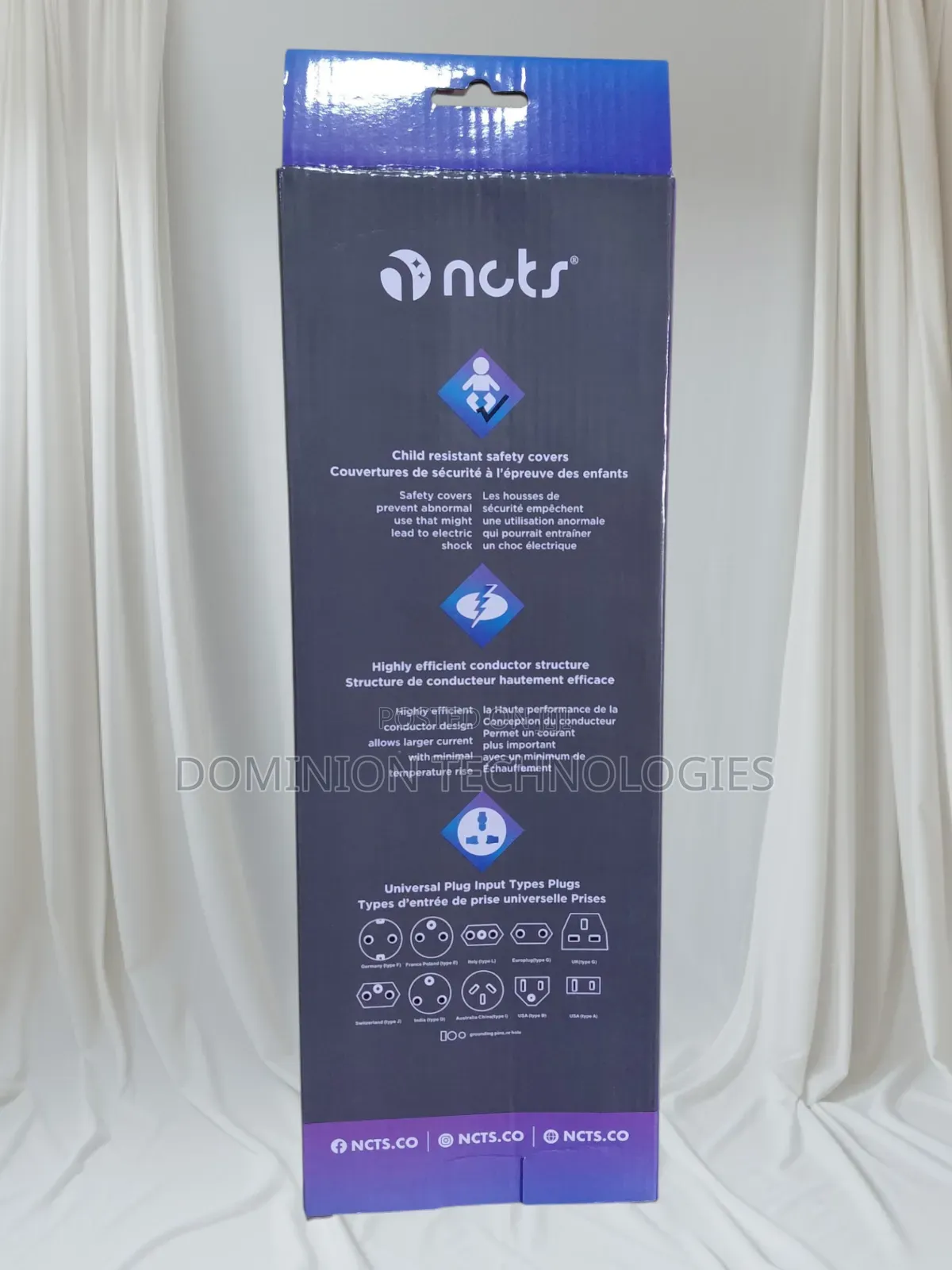 NCTS 5way Extension Socket Charge Ahead, Connect Beyond