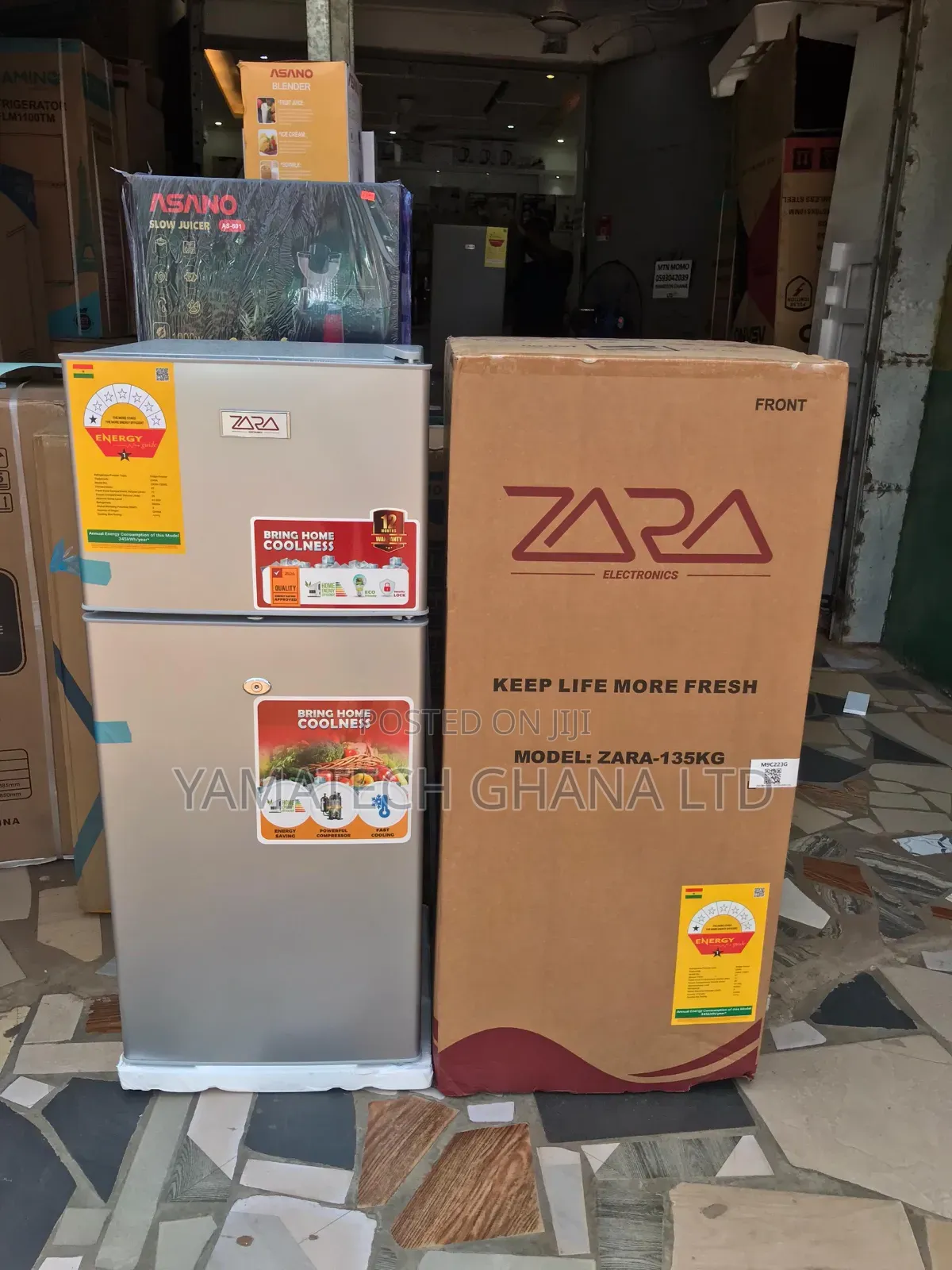 Quality Zara 110 Litre Double Door Refrigerator With Top Freezer