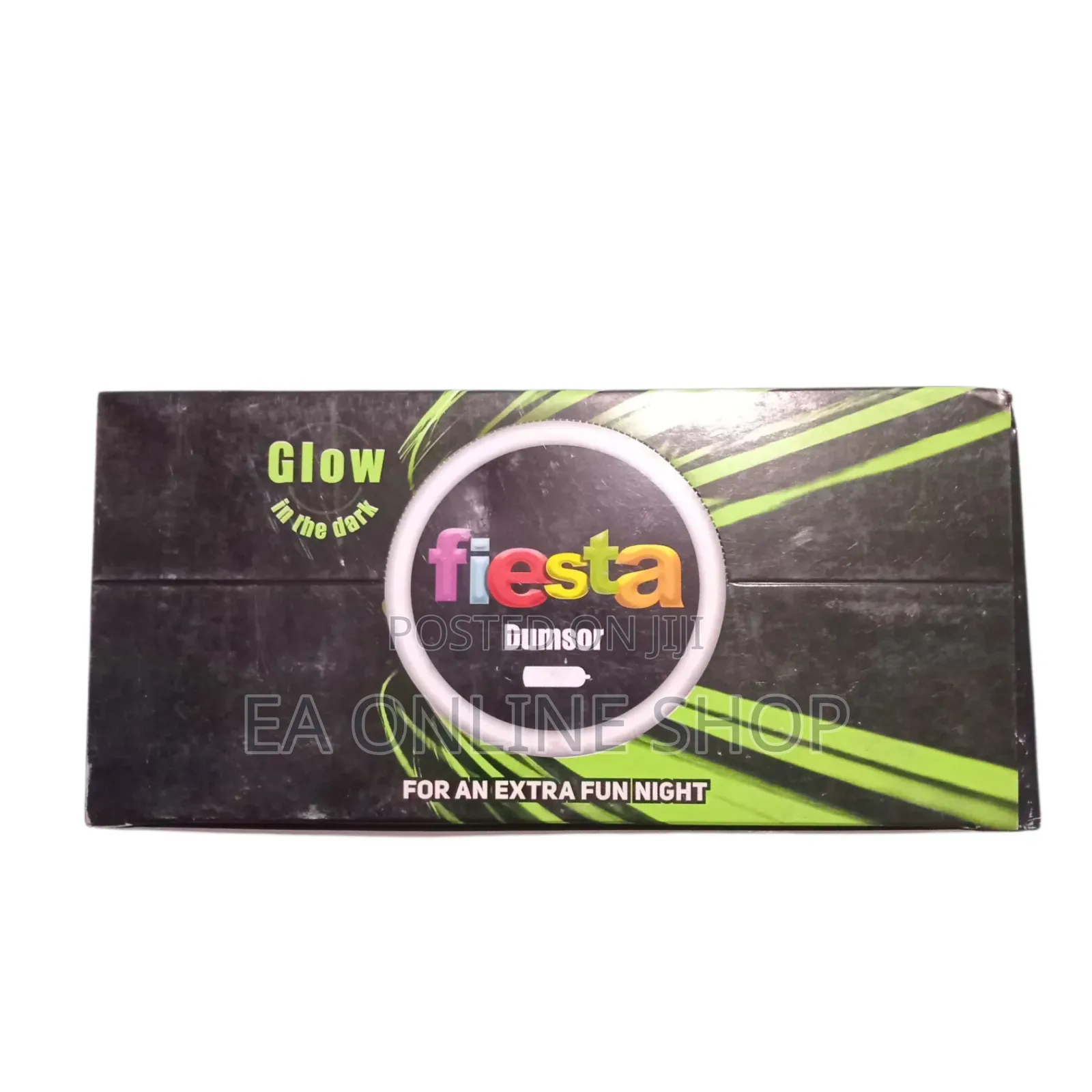 Fiesta Condom - Dumsor ( Glow in the Dark) 23 Pcaks of 3 in 1