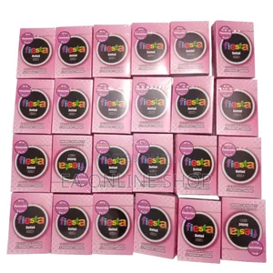 Fiesta Dotted Condoms. 24 Packs of 3 in 1