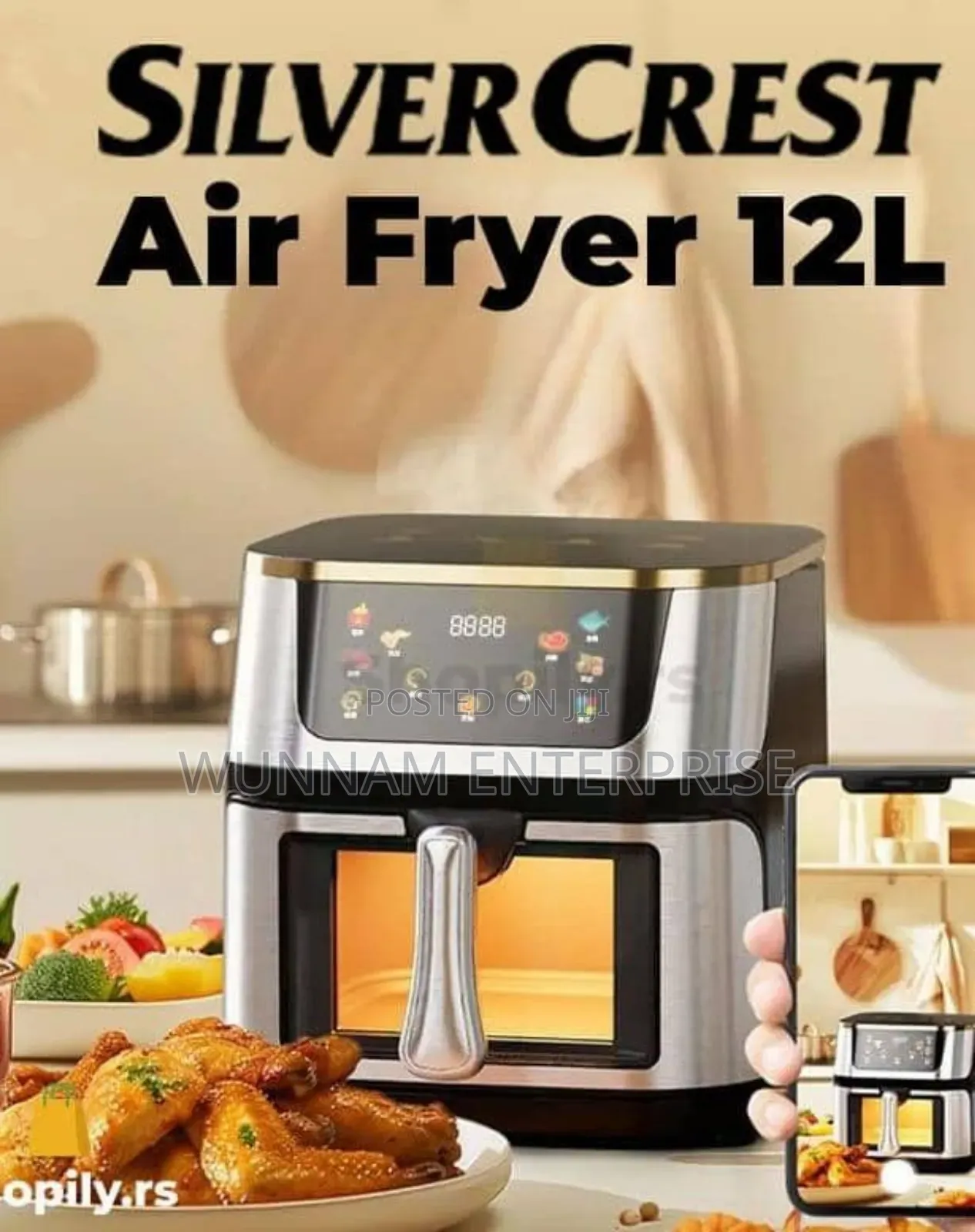 Silver Crest Airfryer 12 Litres