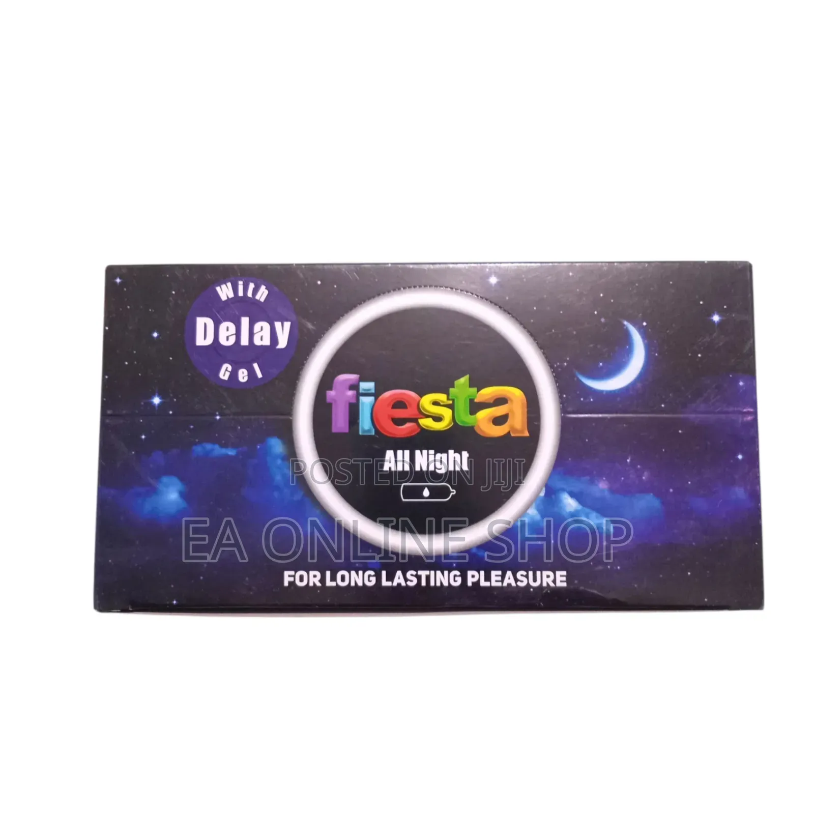 Fiesta All Night Condom With Delay Del. 24 Packs of 3 in 1