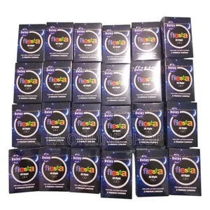 Fiesta All Night Condom With Delay Del. 24 Packs of 3 in 1