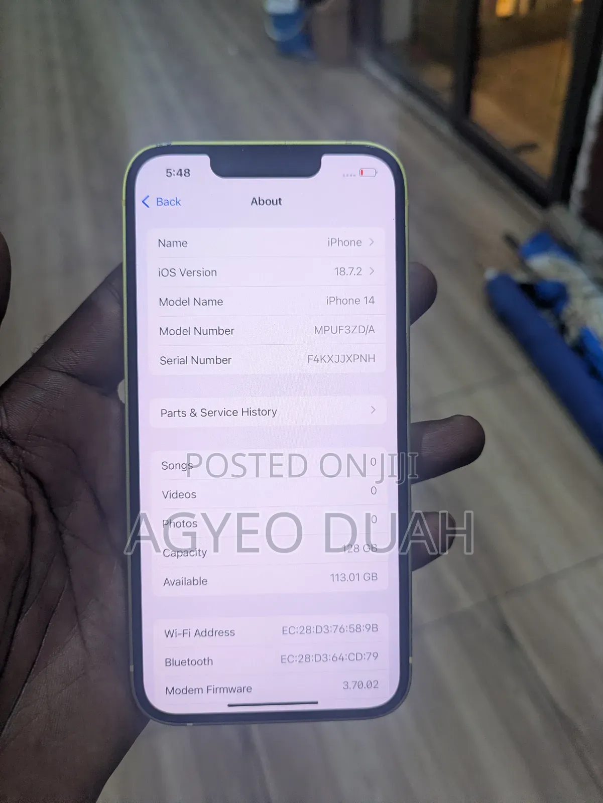 Apple iPhone 14 128 GB Yellow