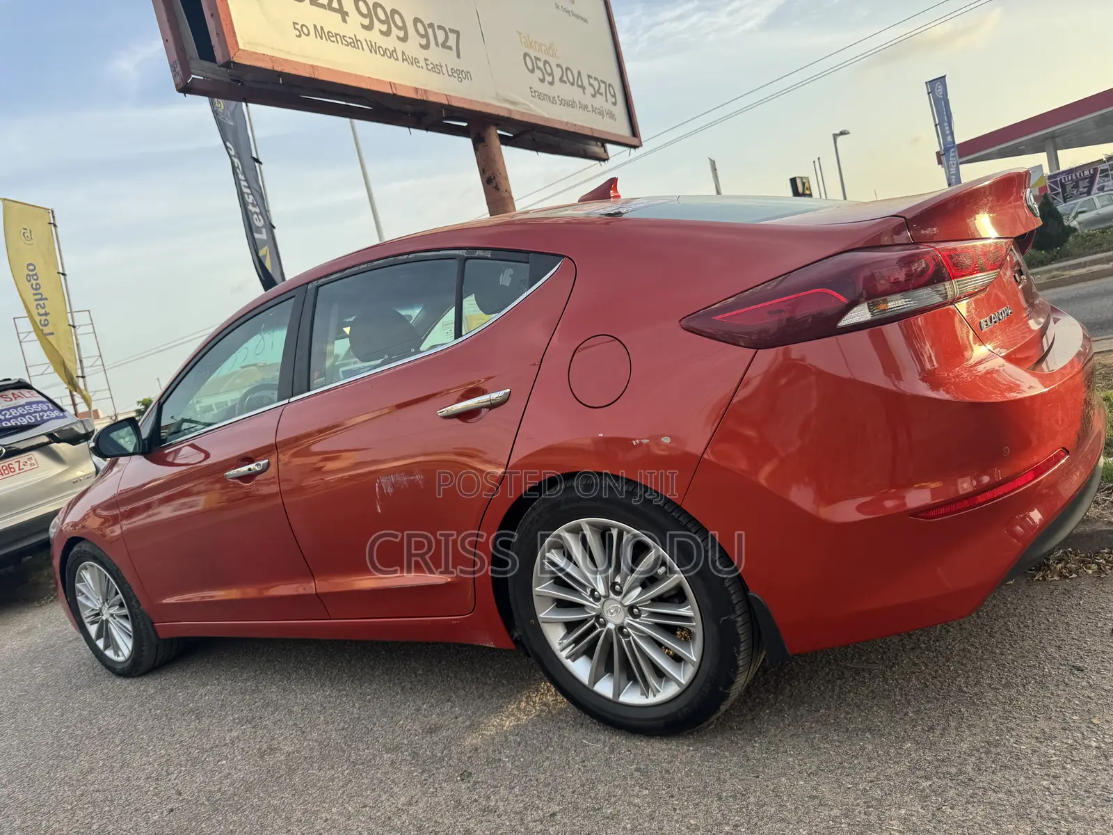 Hyundai Elantra Limited 2018 Orange