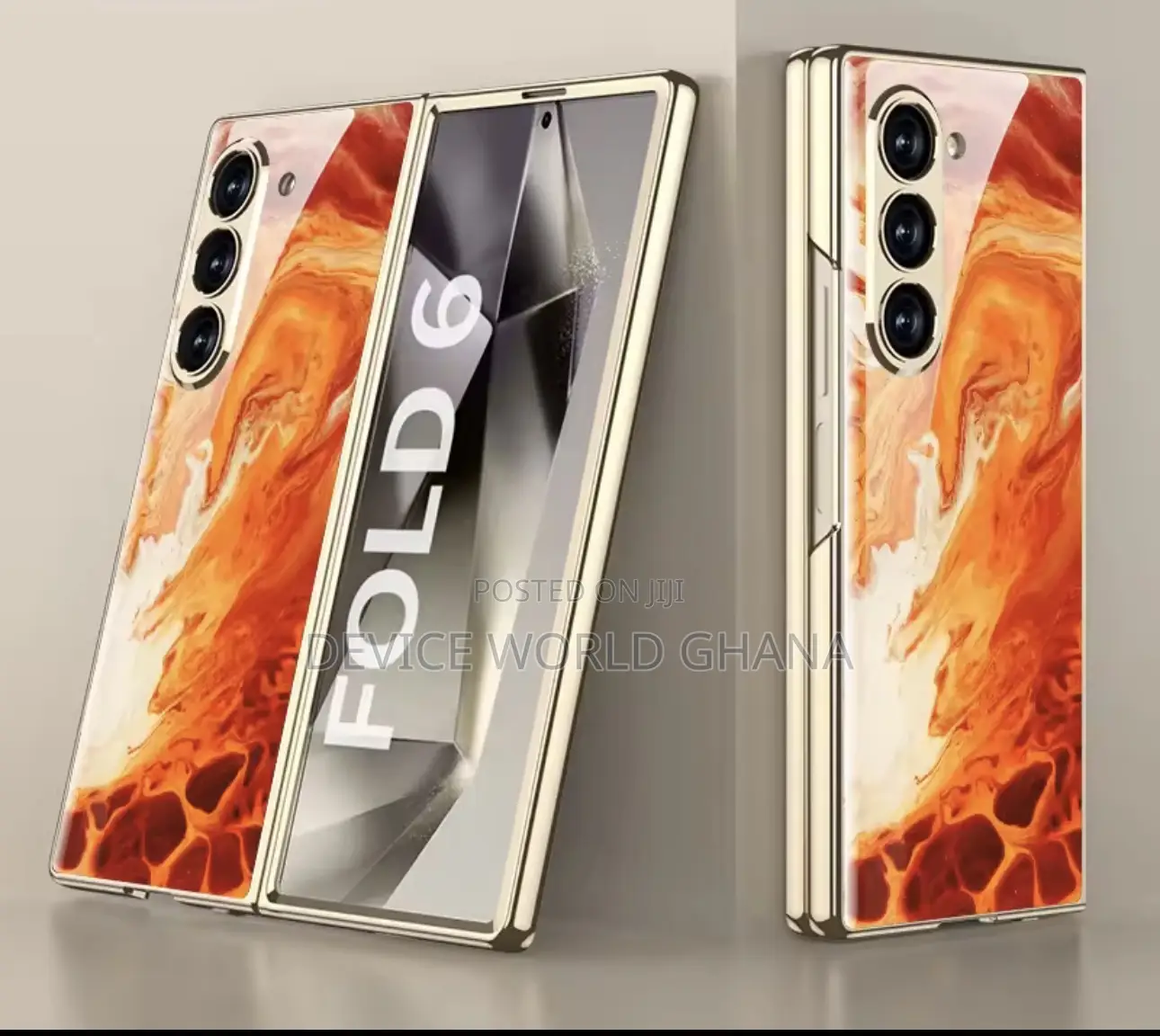 Caseneo Glossy Marble Case Available 4 Samsung Z Fold 7 6 5 4 3