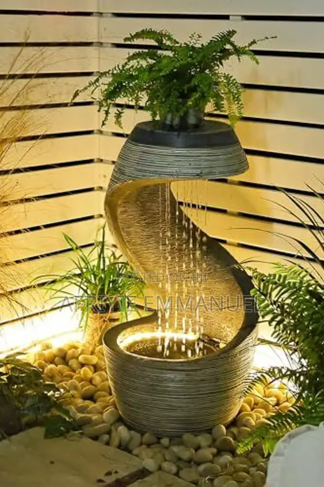 Water Fountain and Gardens