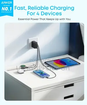 Anker Zolo 50w Usb C Charger Block 4-port From Usa