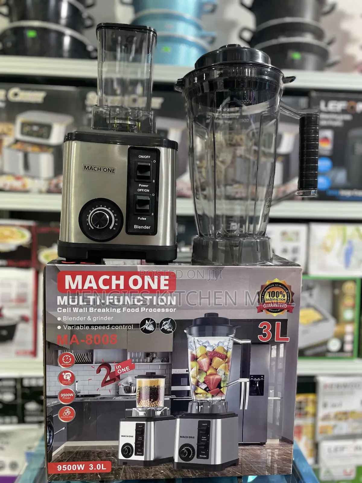2-in-1 High Power Commercial Blender 9500w