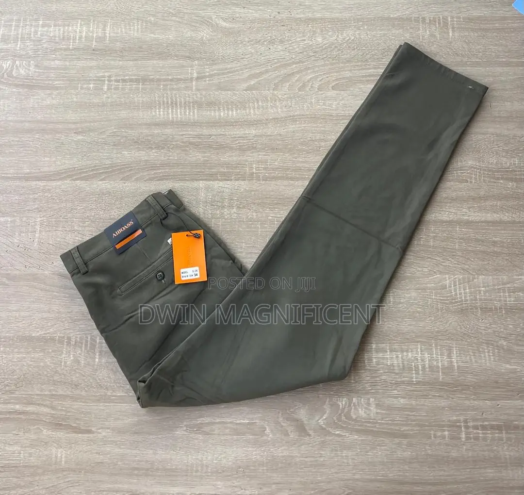Multi-Colored Men's Casual or Formal Trousers (Khaki)