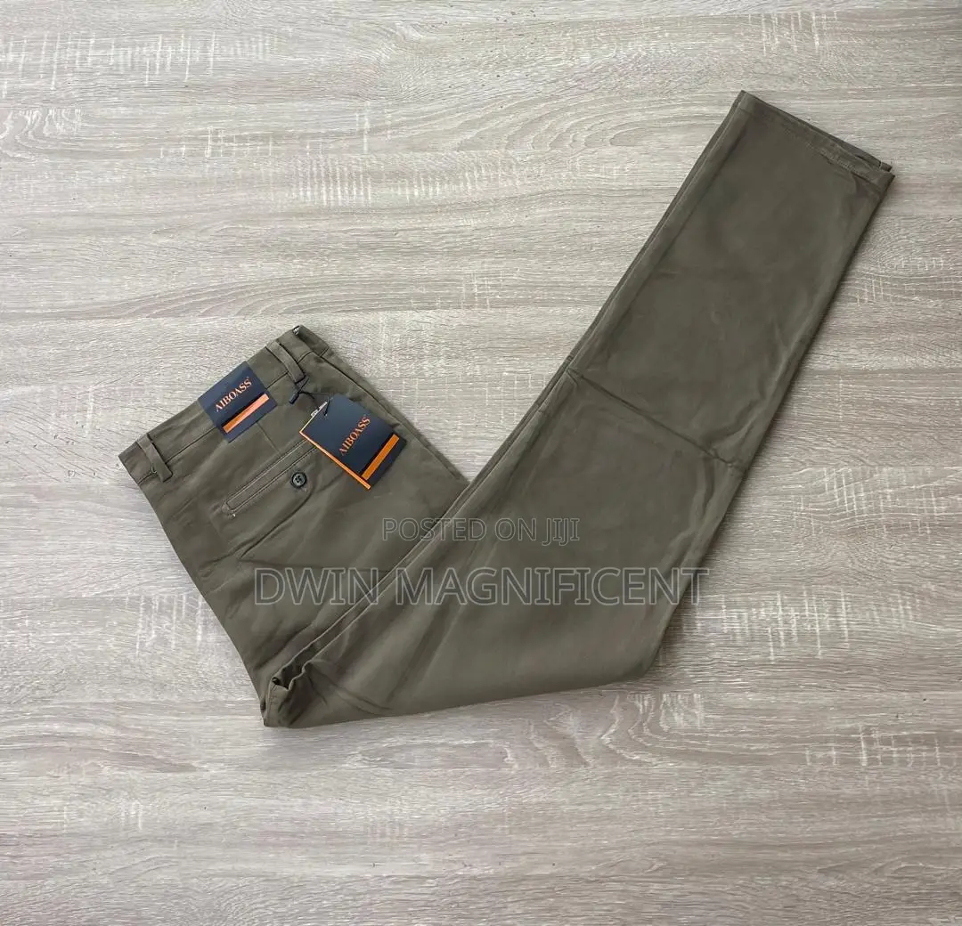 Multi-Colored Men's Casual or Formal Trousers (Khaki)