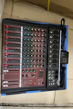 Professional 8-Channel Audio Mixer