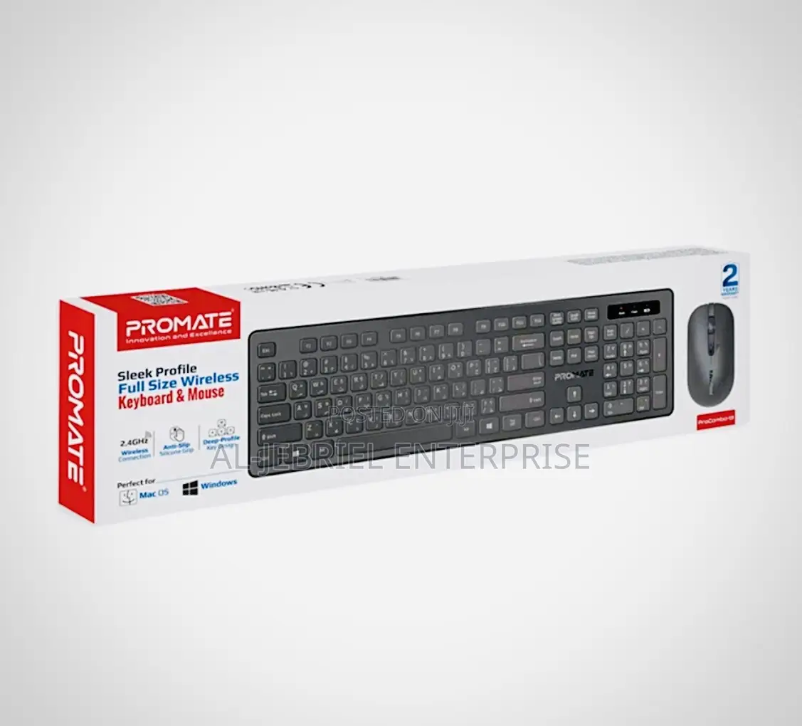 Promate Keyboard Mouse