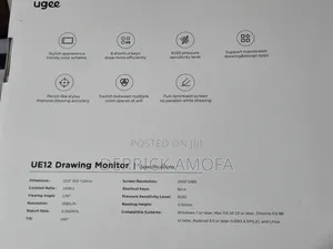 Ugee Ue12, Graphics Tablet