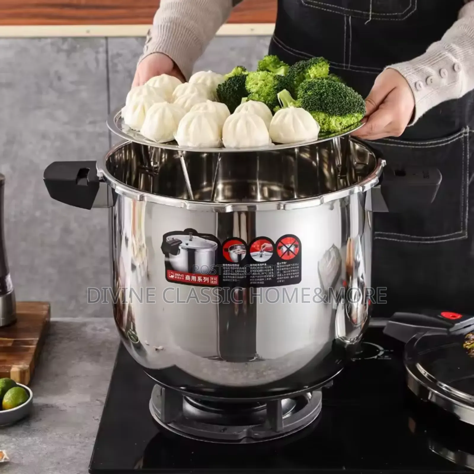 10lit Zenlo Stainless Steel Pressure Cooker (Explosion Proof)