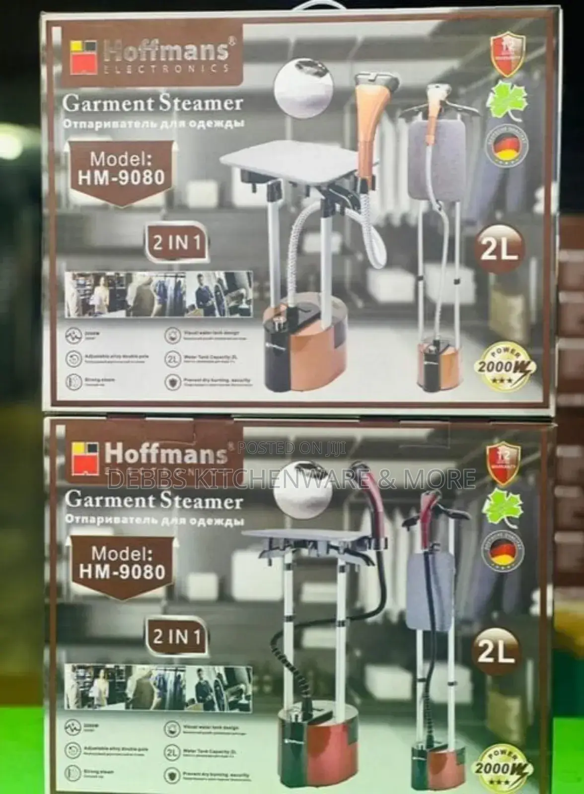 Hoffmans 2 in 1 Commercial Garment Steamer