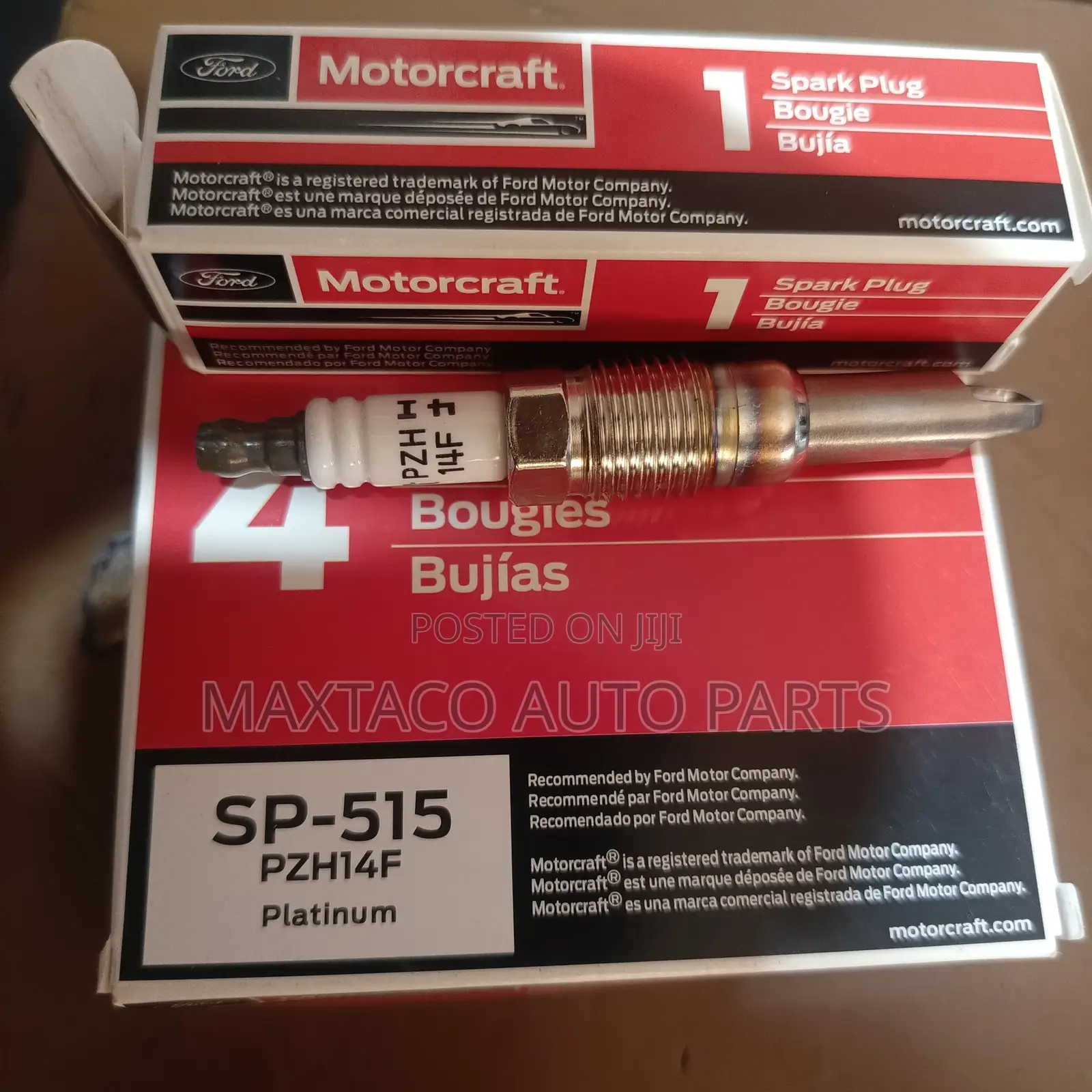 Motorcraft Sp-515 (Pzh14f) Spark Plugs for Ford