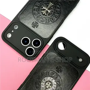 Chrome Hearts Leather Case for iPhone 17 Pro and Pro Max