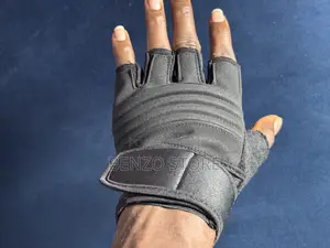 Leather Hand Gloves For Gym, Military And Motor Riding