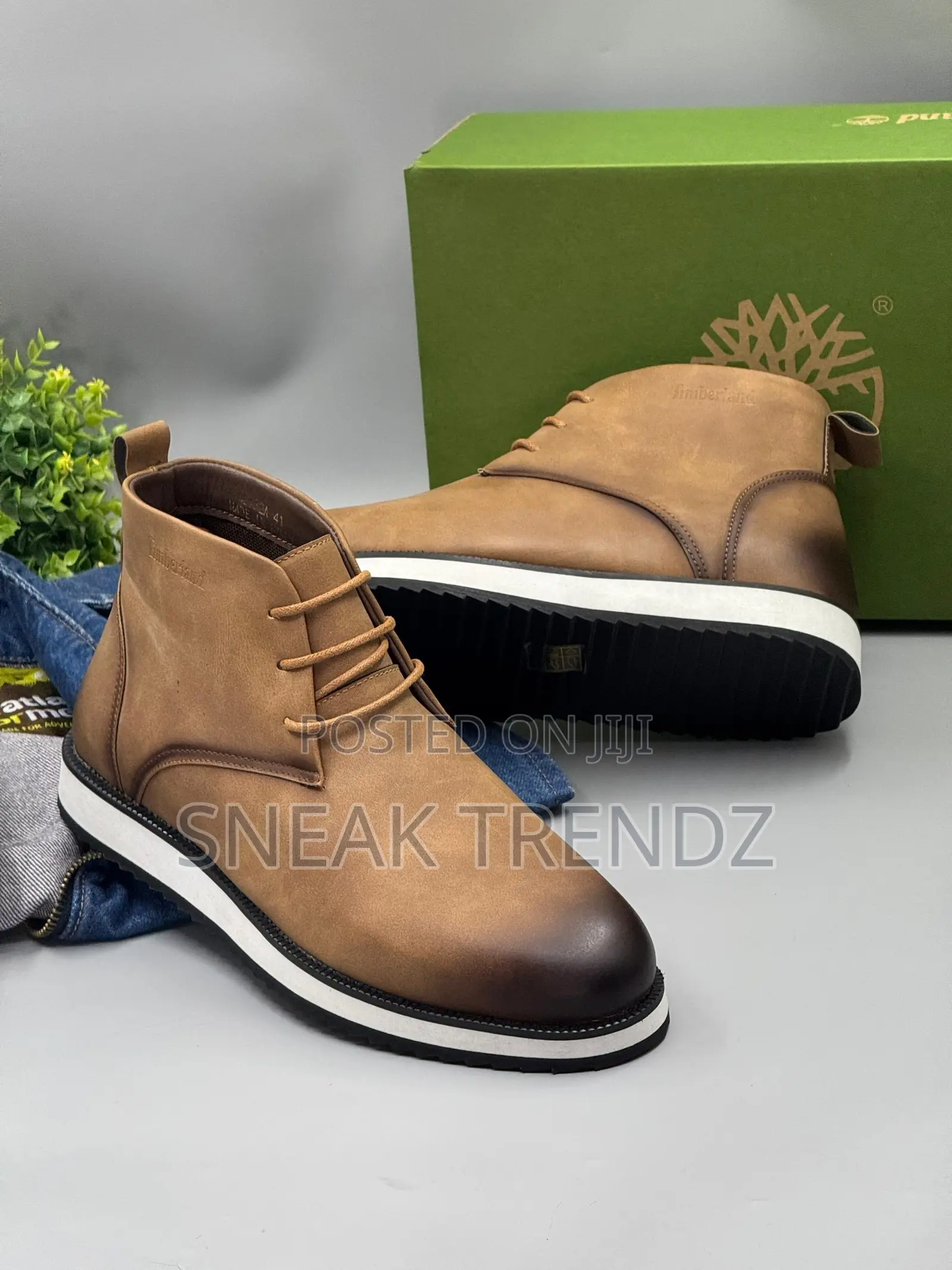 Timberland Desert Long Navy Blue Brown Black N White