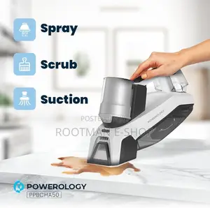 Powerology Cordless Spot Cleaner Machine, 8000pa Powerful Suction