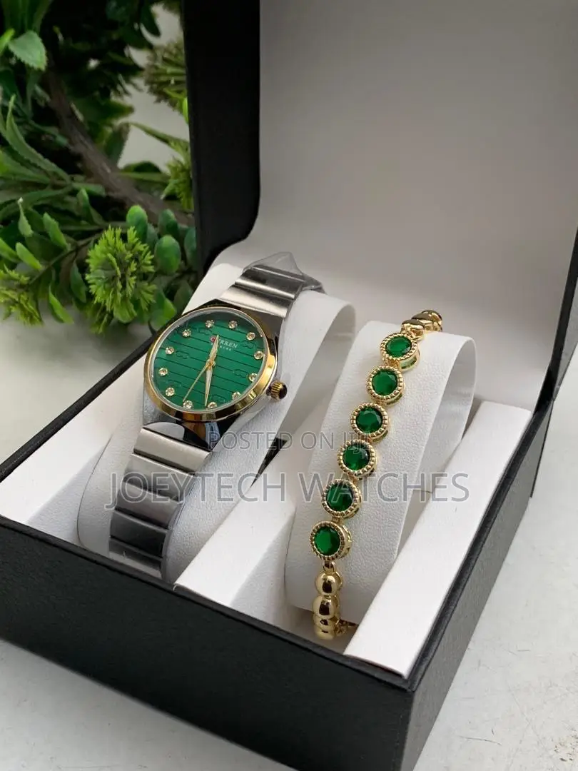Ladies Watch + Bracelet