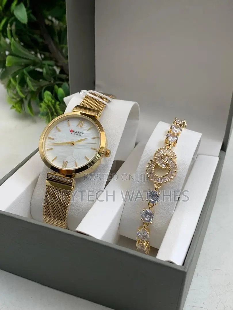 Ladies Watch + Bracelet